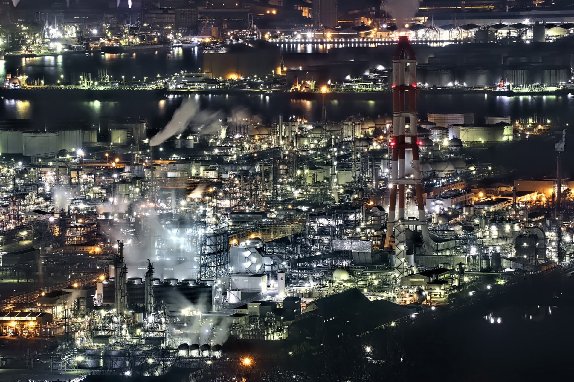 水島夜景